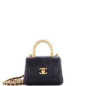 Chanel Coco Top Handle Clutch With #258297C43B